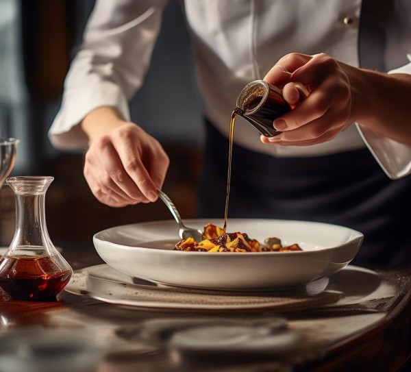 酒店服务员倒醋礼仪，细节里的专业与温度