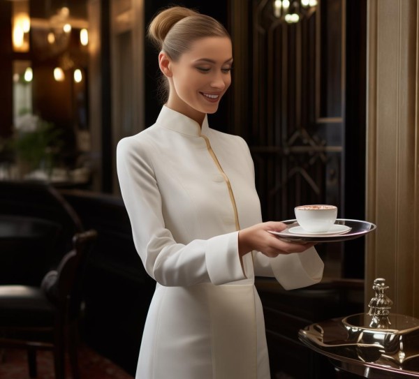 酒店服务员递东西礼仪，细节里的服务温度与专业素养